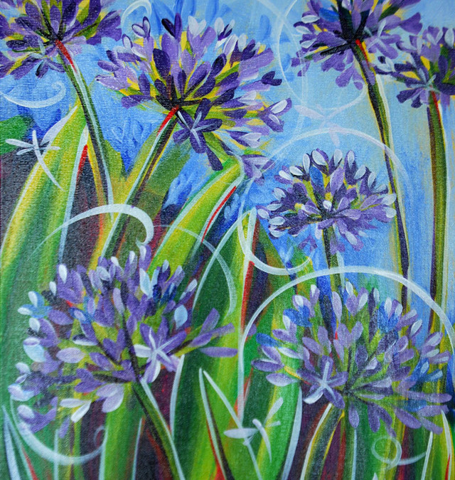 Agapanthus are go!