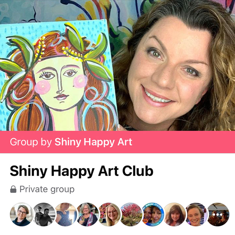 Shiny Happy Art Club FB Group